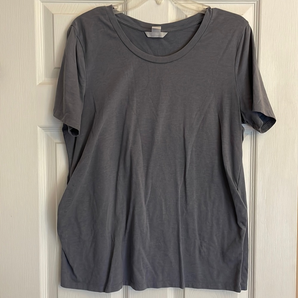 H&M maternity too, blue/gray